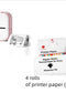 Portable Mini Thermal Label Printer Home Photo Printer Student Wrong Question Printer Bluetooth-compatible Mini Label Printer Price Tag