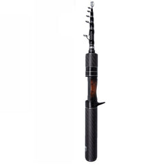 35CM Telescopic Lure Rod UL Ultra-short Mini Portable Carbon Fiber Sliding Float Fishing Rod