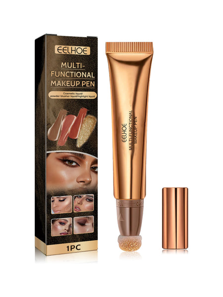 EELHOE Multifunctional Makeup Pen, Face Light Highlight Natural Three-Dimensional Liquid Contour Beauty Stick