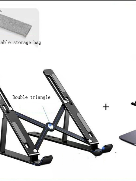Laptop Stand Foldable Portable Cooling Pad Elevated N3 Bracket Aluminum Desktop Stable Computer Stand