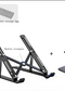 Laptop Stand Foldable Portable Cooling Pad Elevated N3 Bracket Aluminum Desktop Stable Computer Stand