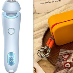 2 In 1 Hair Removal Epilator USB Rechargeable Trimmer Women Body Razor Face Leg Armpit Bikini Hand Pubic Shaver Hair Remover