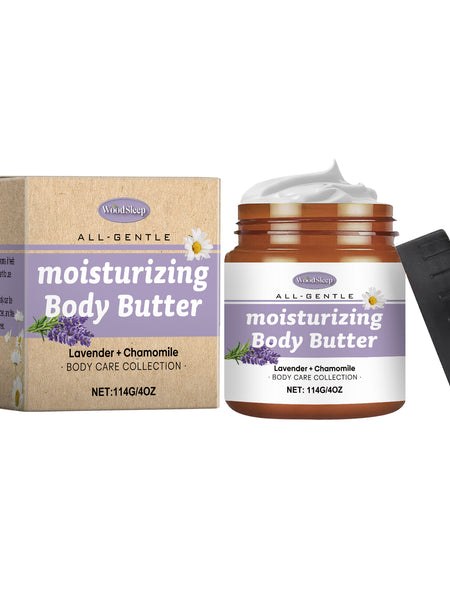 WoodSleep Lavender And Chamomile Body Butter Moisturizer Deeply Hydrates And Moisturizes All Over The Skin