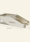 Cream hair dryer storage rack, non perforated wall mounted bathroom hair dryer rack, hair dryer holder, bathroom rack