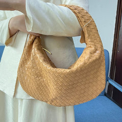Large size women's woven bag large capacity hand-held armpit bag women's bag