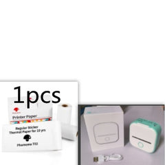 Portable Mini Thermal Label Printer Home Photo Printer Student Wrong Question Printer Bluetooth-compatible Mini Label Printer Price Tag