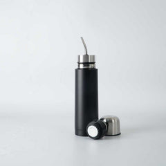 South American Mate Tea Travel Mug - Brazilian Filter Straw, Insulated Bullet Bottle, 3-in-1 Portable Mate Gourd Kit