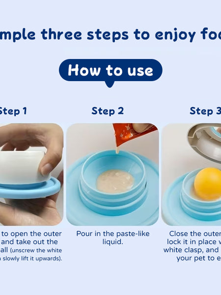 Slow Feeder Lick Mat for Dogs and Cats - Reduce Anxiety, Interactive Training & Licking Bowl for Puppies and Kittens