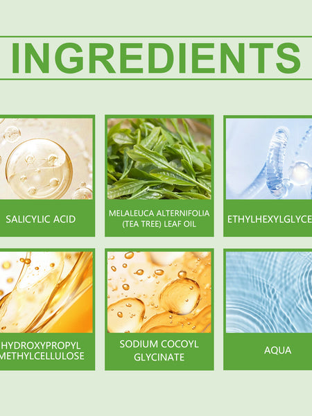 Viareline Salicylic Acid Cleanser Gently Cleanses Face, Refreshing Oil Control, Delicate Pores, Moisturizing And Brightening