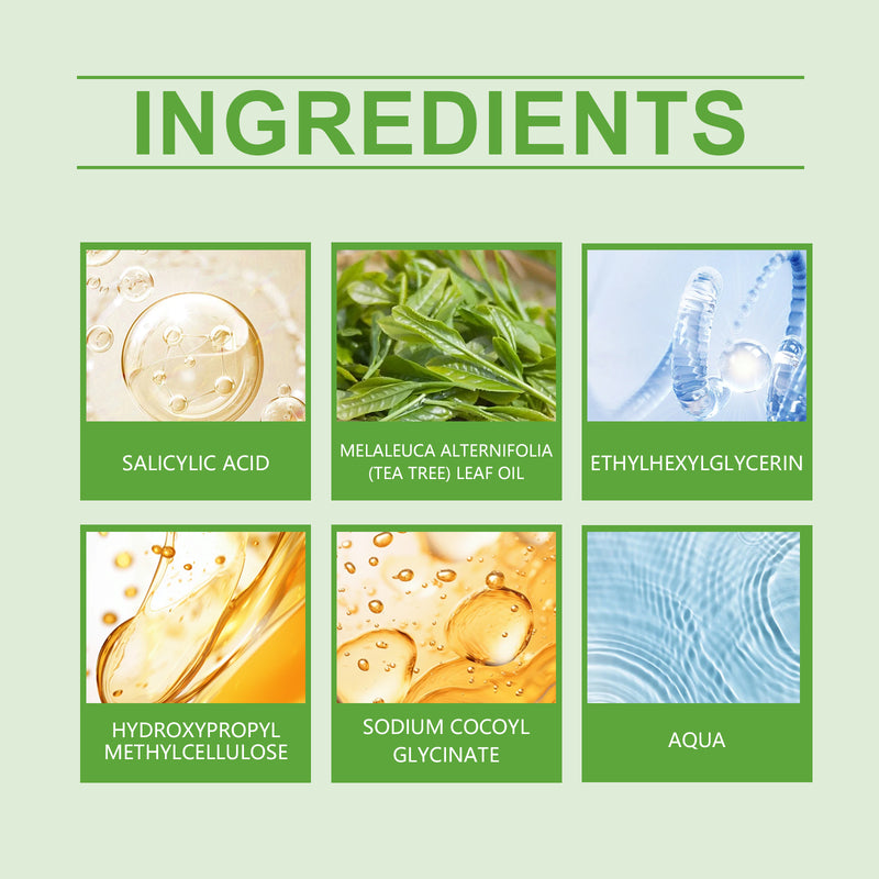 Viareline Salicylic Acid Cleanser Gently Cleanses Face, Refreshing Oil Control, Delicate Pores, Moisturizing And Brightening