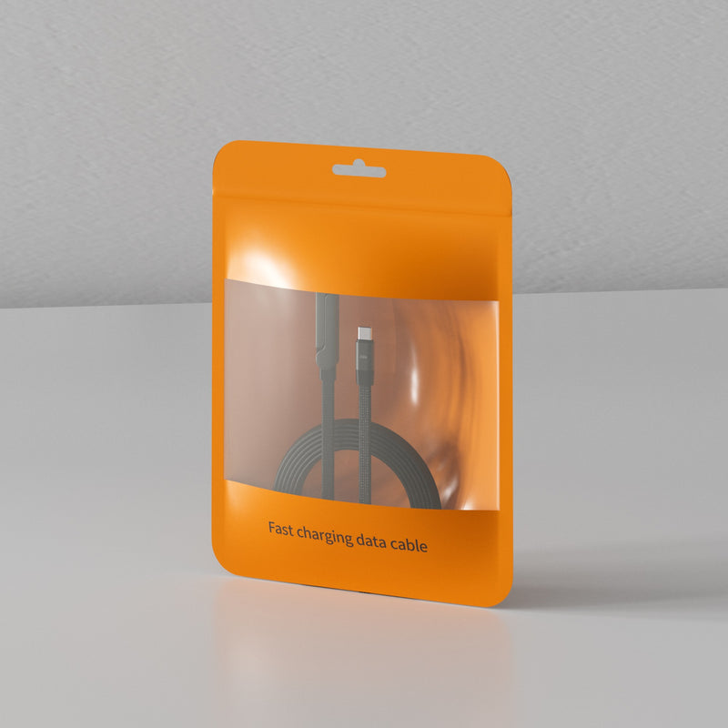 Fast Charging Foldable Bracket Data Cable 2-in-1 Data Wire Foldable Phone Tablet Stand Type-C To Type-C USB-A To Type-C