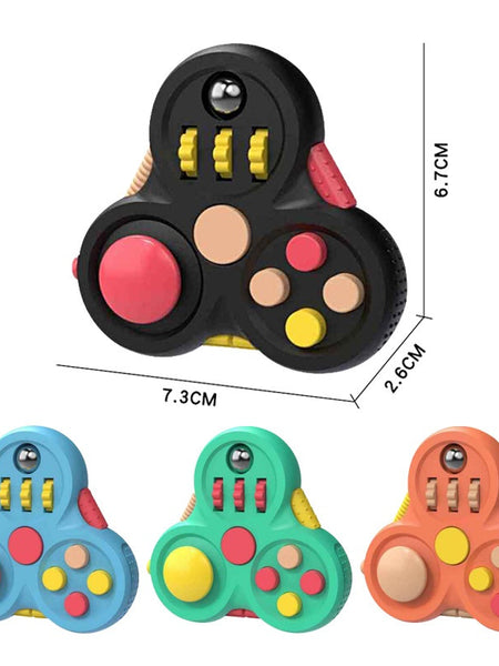 Fidget Pad Stress Relief Handheld Gyroscope Magic Cube Game Controller Finger Toy Creative Decompression Toy