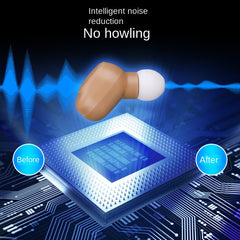 Hearing Aid Sound Amplifier with Magnetic Clasp and Digital Display, High-Quality Audio Collector