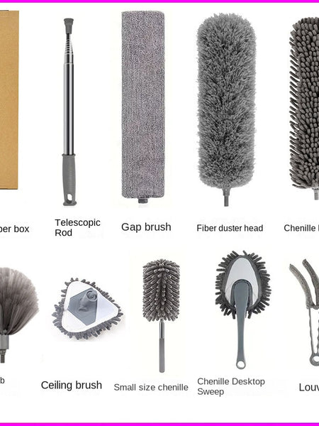 Duster for Home Dusting and Ceiling Cleaning with Extendable Handle