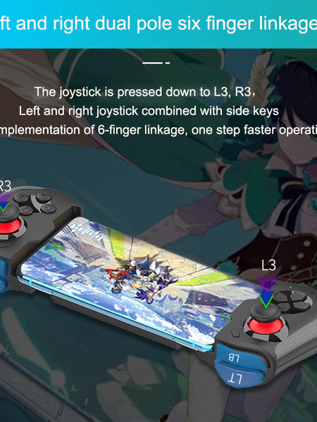 MOCUTE060 059 058054 Stretching Dual joystick Mobile Game Wireless Controller