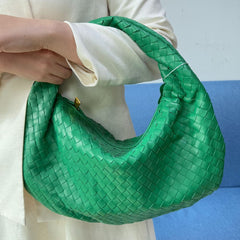 Large size women's woven bag large capacity hand-held armpit bag women's bag