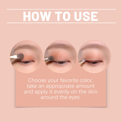 Eelhope 18-Color Eyeshadow Palette Eyeshadow Makeup Eyeshadow Multicolor Eye Palette With 18-Color Everyday Glitter