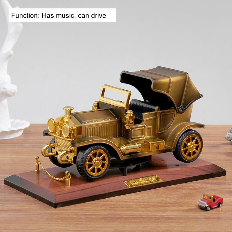 Creative Retro Gramophone Desktop Ornament Simulation Model