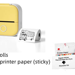 Portable Mini Thermal Label Printer Home Photo Printer Student Wrong Question Printer Bluetooth-compatible Mini Label Printer Price Tag