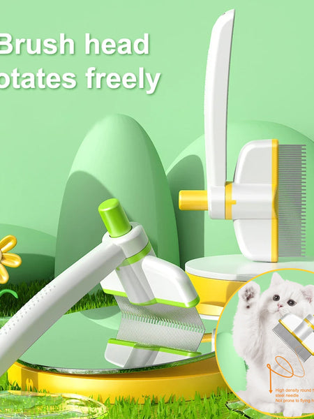 Cat Comb Tie Removal Floating Hair Magic Long Hair Pet Self-Cleaning Row Dog Cat Comb Grooming Supplies Flea Removal Brush Pets Products
