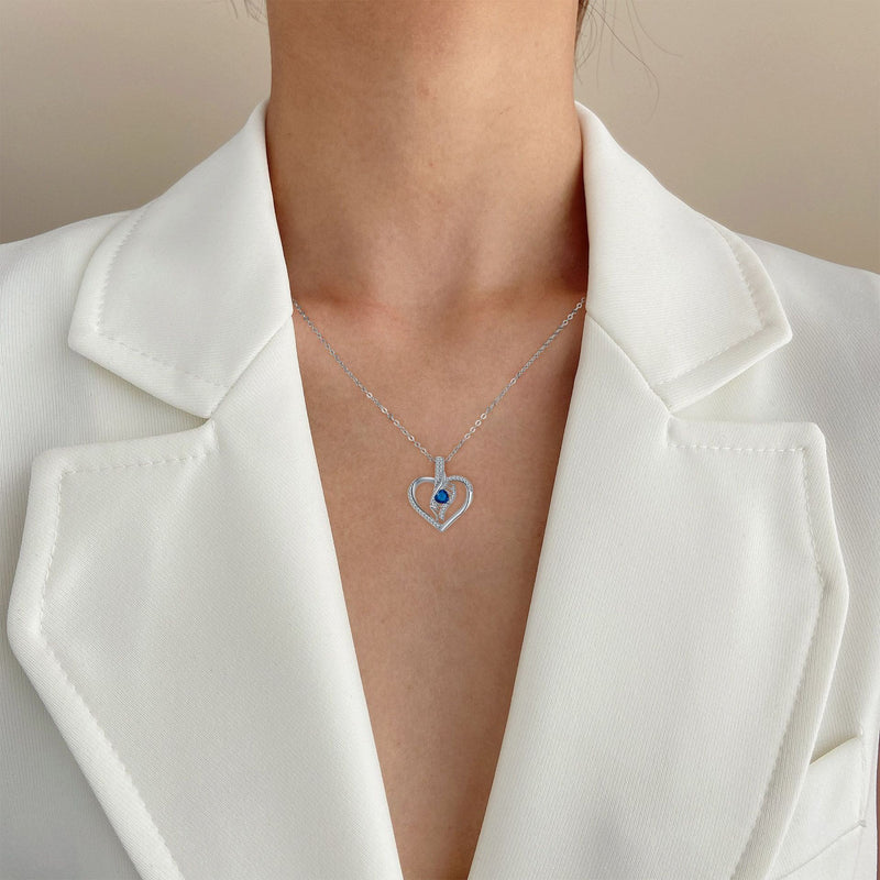 MOM Love Inlaid Women's Necklace Mother's Day Gift