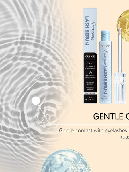 OUHOE Renewing Lash Serum, Gentle And Moisturizing Curling And Slender Natural Eyelashes