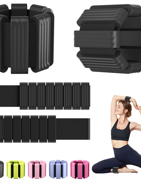 Weighted Wristbands: Silicone, for Weight Training/Yoga/Dance/Fitness (Also for Ankles)