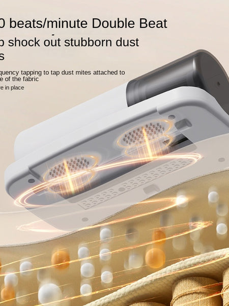 Home Wireless Mini Dust Mite Remover, Powerful Suction, Cordless Bed Dust Mite Cleaner, Compact Mite Remover