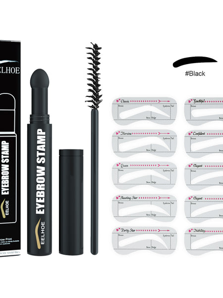 EELHOE  Eyebrow Pencil, Quick Makeup Eyebrow Natural Hairline Lazy Easy Waterproof With Eyebrow Card Eyebrow Brush