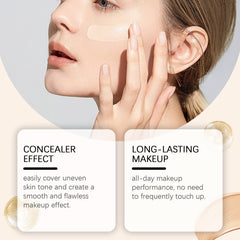 EELHOE Foundation Concealer Mild, Natural, Light, Light And Radiant Skin Tone Hydrating, Long-Lasting And Non-Removable Foundation