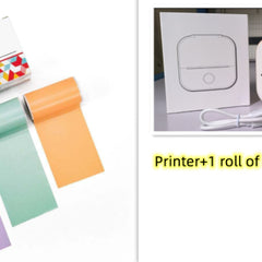 Portable Mini Thermal Label Printer Home Photo Printer Student Wrong Question Printer Bluetooth-compatible Mini Label Printer Price Tag