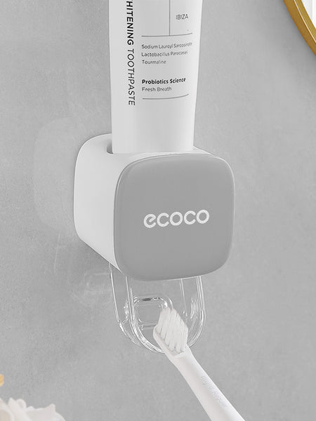 Wall - mounted Automatic Dust - proof Toothpaste Dispenser for Adults and Children - Bathroom Accessories Set