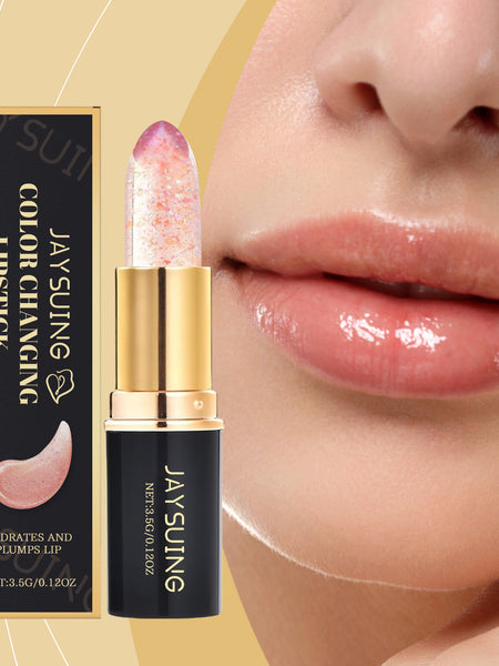 Jaysuing Sparkling Color-Changing Nourishing Lip, Balm Moisturizing And Non-Greasy, Nourishing Lips Moisturizing And Brightening Color-Changing Lip Balm