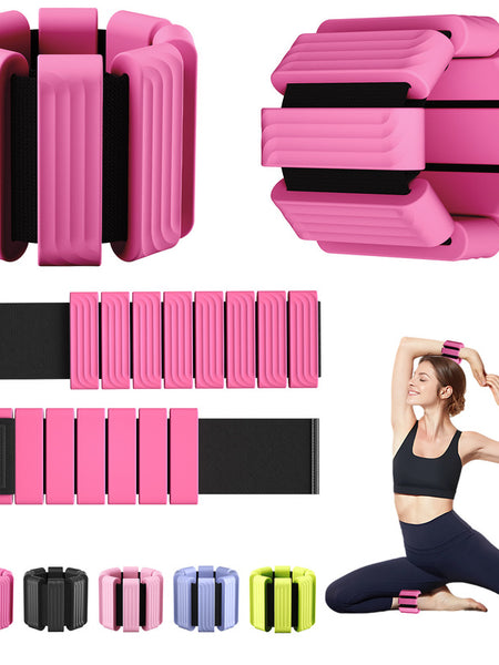 Weighted Wristbands: Silicone, for Weight Training/Yoga/Dance/Fitness (Also for Ankles)