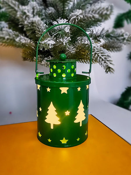 Christmas Candle Lights LED Small Lanterns Wind Lights Electronic Candles Nordic Style Creative Holiday Decoration Decorations