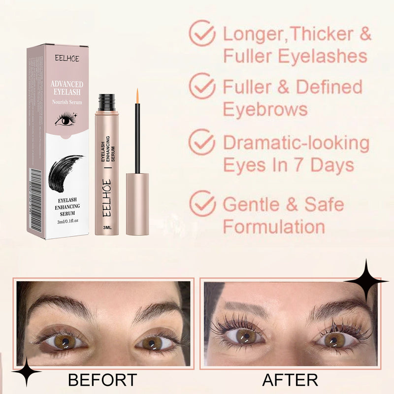 Eyelash Liquid for Natural Curling, Lengthening, and Thickening with Moisturizing Care