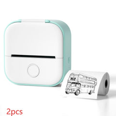 Portable Mini Thermal Label Printer Home Photo Printer Student Wrong Question Printer Bluetooth-compatible Mini Label Printer Price Tag