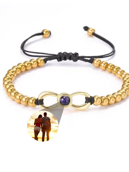Grateful Christmas Gift Unlimited Love Number 8 Projection Bracelet