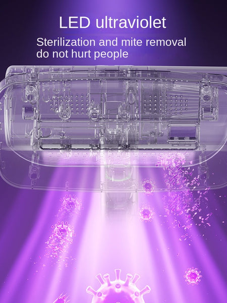 Home Wireless Mini Dust Mite Remover, Powerful Suction, Cordless Bed Dust Mite Cleaner, Compact Mite Remover