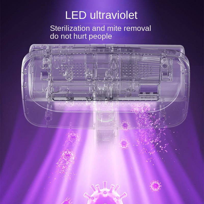 Home Wireless Mini Dust Mite Remover, Powerful Suction, Cordless Bed Dust Mite Cleaner, Compact Mite Remover