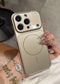 Solid Color All-inclusive Magnetic Phone Case Nano Frosted Glass For Magsafe Phone Case For I Phone 17 Air 16 15 14 13 Pro Max Magnetic Wireless Charge Armor Cover