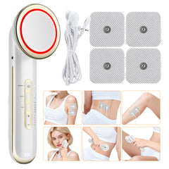 EMS Body Sculpting Device with 5 Modes, Rechargeable Far Infrared & Ultrasonic Fat Burning Slimming Beauty Instrument