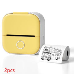 Portable Mini Thermal Label Printer Home Photo Printer Student Wrong Question Printer Bluetooth-compatible Mini Label Printer Price Tag