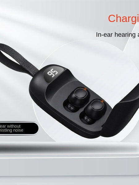 Hearing Aid Sound Amplifier with Magnetic Clasp and Digital Display, High-Quality Audio Collector