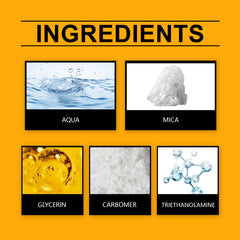 EELHOE Orange Glitter Glitter Gel Facial Body Collarbone Hair Evening Party Festive Bash Brightening Glitter