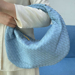 Large size women's woven bag large capacity hand-held armpit bag women's bag