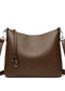 Fashionable Versatile Genuine Leather Women's Shoulder Crossbody Handheld Bag