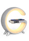 New Intelligent G Shaped LED Lamp Bluetooth Speake Wireless Charger Atmosphere Lamp App Control For Bedroom Home Decor