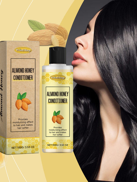 WoodSleep Almond Honey Conditioner Nourishes And Repairs Dry And Knotted Hair Ends To Restore Softness And Shine