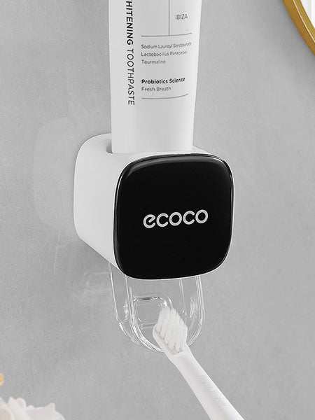 Wall - mounted Automatic Dust - proof Toothpaste Dispenser for Adults and Children - Bathroom Accessories Set